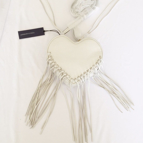 ✨SOLD✨new | Rebecca Minkoff Heart Fringe Crossbody - Picture 4 of 4