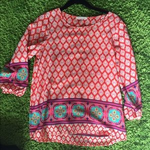 patterned shirt