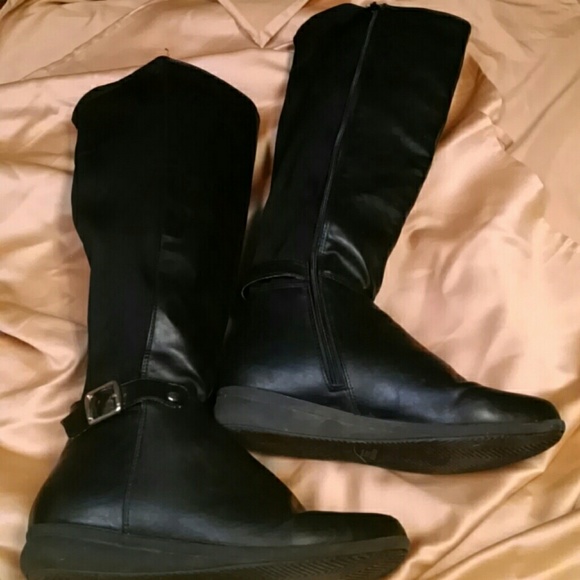 Knee length boots