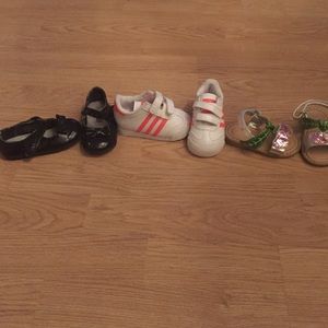 Baby Girls Size 4 Shoes!