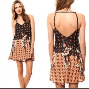 RVCA Printed Strappy Summer Dress