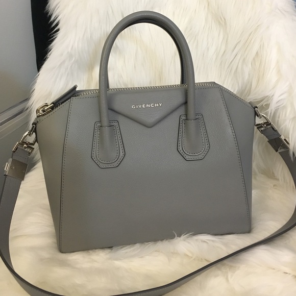 Givenchy Small Antigona bag in pearl gray