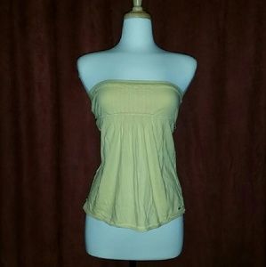 Summer Yellow Tube Top