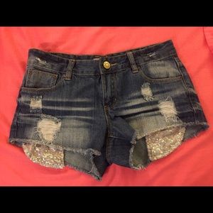 Jean shorts