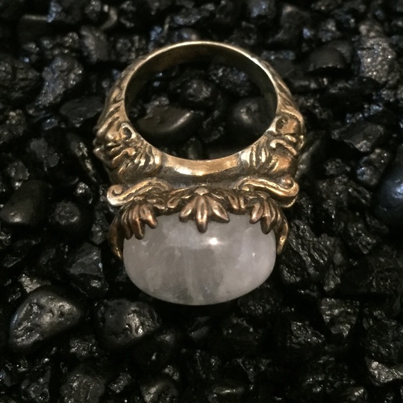 🍁THARROS  BIJOUX MOONSTONE RING🍁 - Picture 3 of 4