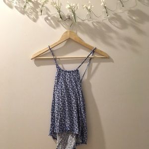 Hollister S cross back top