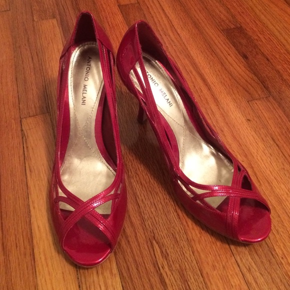 Red Patent Leather Heels