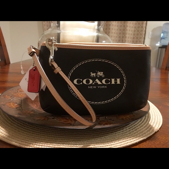 Coach Handbags - SOLD Coach "Horse & Carriage" Wristlet