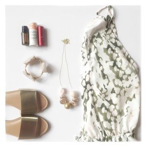 Timber + Clay Bead Necklace