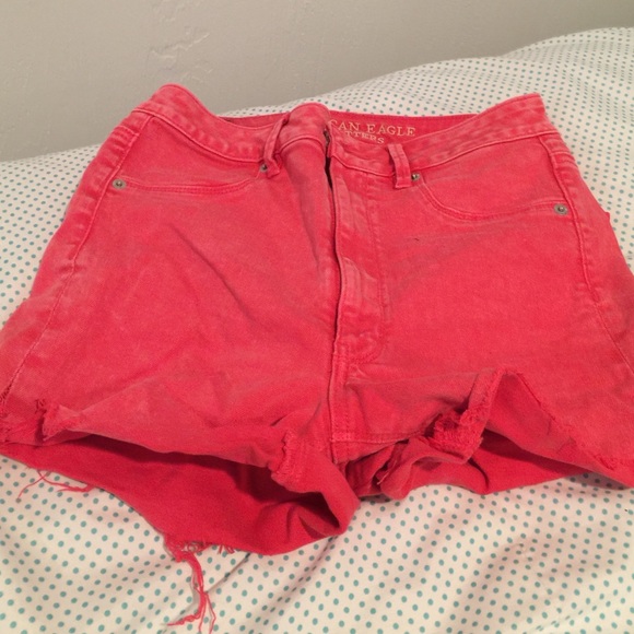 American eagle high rise jean shorts