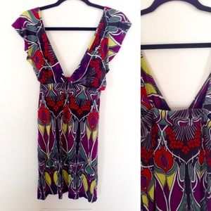 T-bags summer dress printed great condition