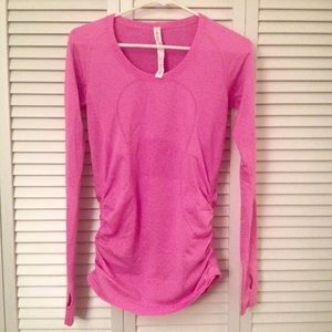 Lululemon Ruched Swiftly LS