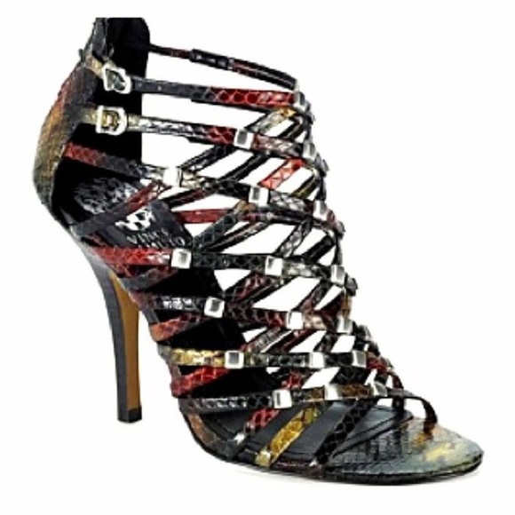 Vince Camuto Shoes - 🎉HP🎉Vince Camuto Wendy Rainbow Multi Snake heels