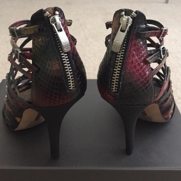 🎉HP🎉Vince Camuto Wendy Rainbow Multi Snake heels - Picture 4 of 4