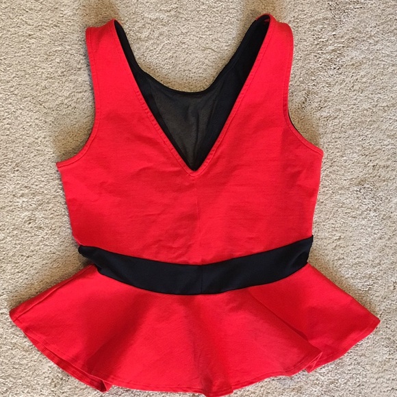 🚫SOLD on Ⓜ️ercari Bebe Colorblock Peplum Top - Picture 3 of 4