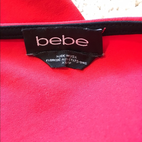 🚫SOLD on Ⓜ️ercari Bebe Colorblock Peplum Top - Picture 4 of 4