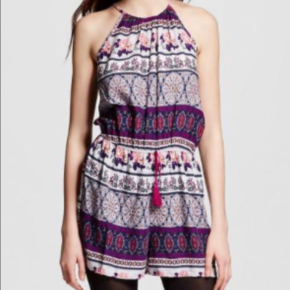 Mossimo High Neck Romper