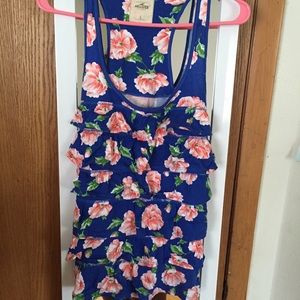 Floral Hollister tank top