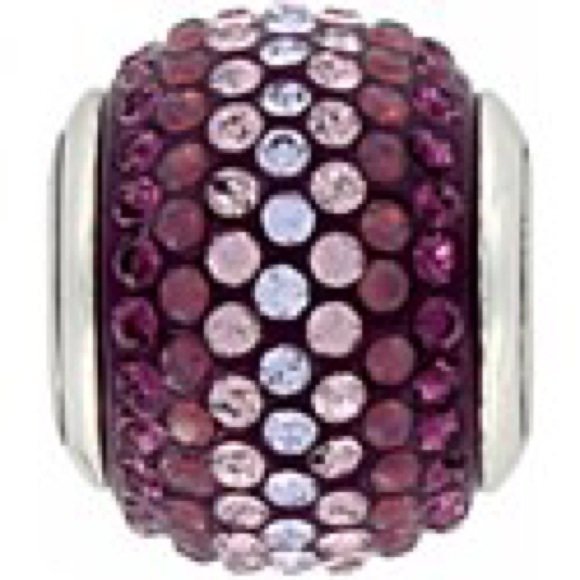 2 Brighton Cupids Kiss Hombre Purple Super Beads