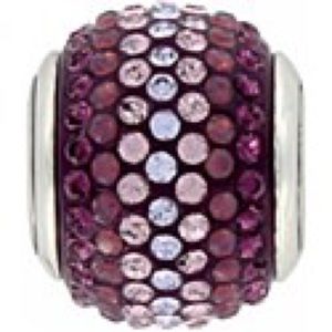 2 Brighton Cupids Kiss Hombre Purple Super Beads