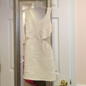 Never worn before!! White sparkle dress