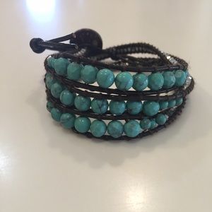 Lucky Brand Turquoise Wrap Bracelet