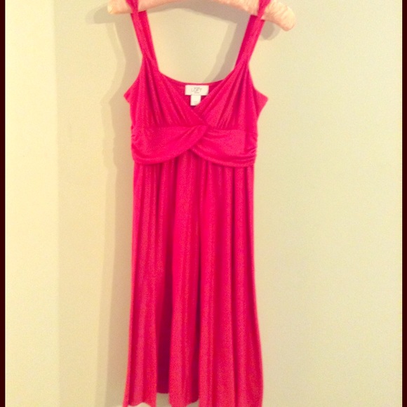 LOFT Hot Pink Tank Dress - Size XSP