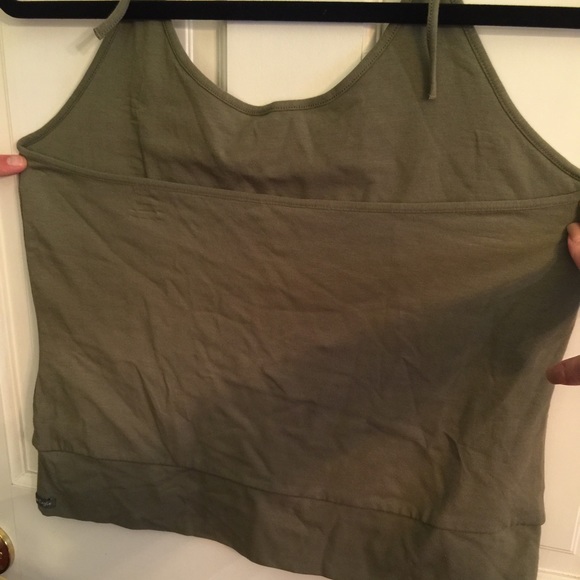 American Eagle Outfitters olive green halter top - Picture 3 of 3