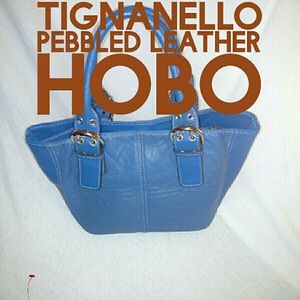 Tignanello Blue Letter hobo