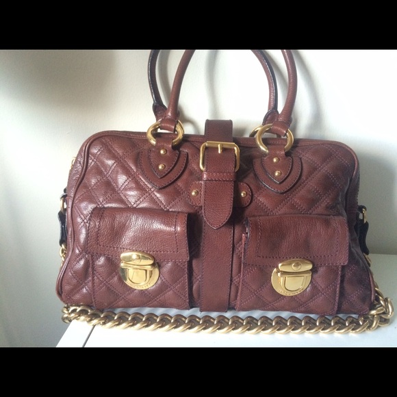 Marc Jacobs vintage bag brown with gold hardware
