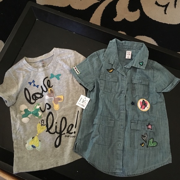 DVF for Baby Gap shirts