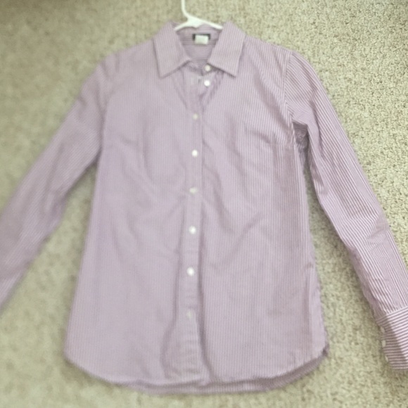 Purple and white button down - Picture 1 of 2