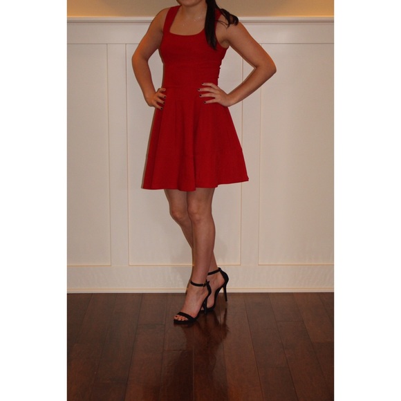 Red Skater Dress