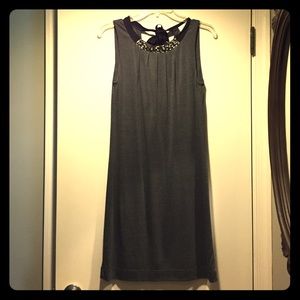 Loft gray shift dress
