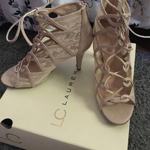 Lauren Conrad Lace-up Heels
