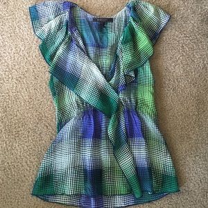 Patterned BCBG Blouse