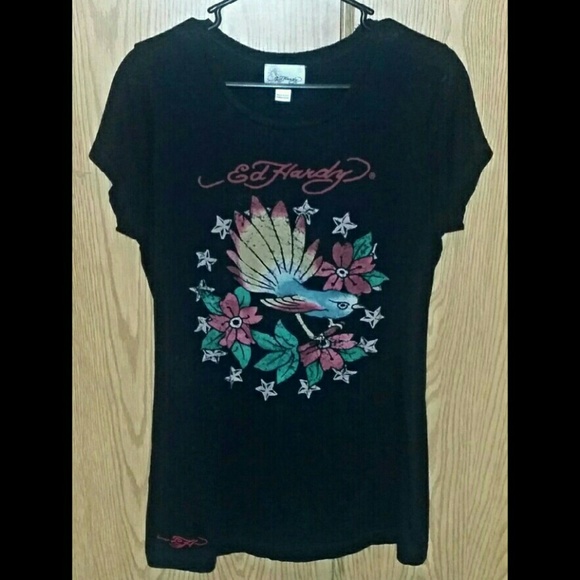 Ed Hardy Shirt From the Buckle Large