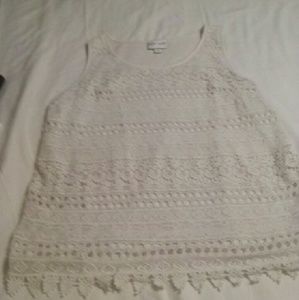 Ava Viv lace crochet dress tank top