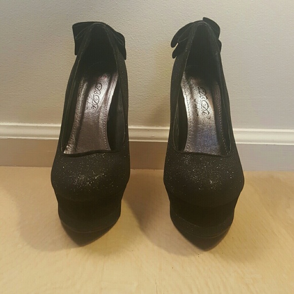 Black stilettos