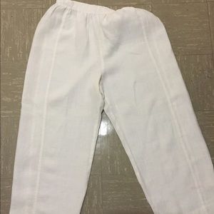 White Hot Cotton linen pants