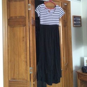 Maxi Summer dress. Opens in front