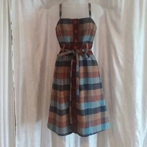 Maple Plaid Newsroom Jumper Dress 0-2