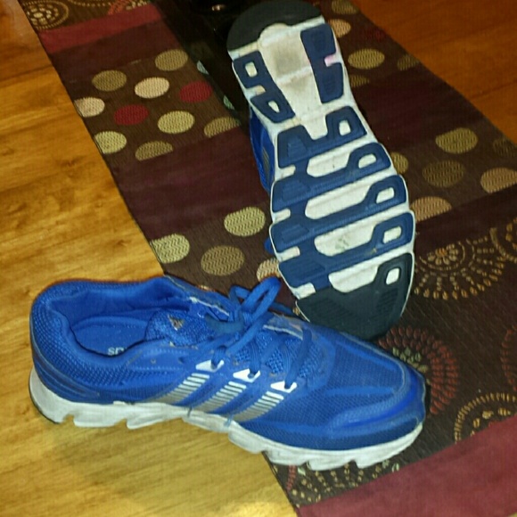 Mens Adidas blue shoes