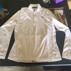 Adidas white pullover