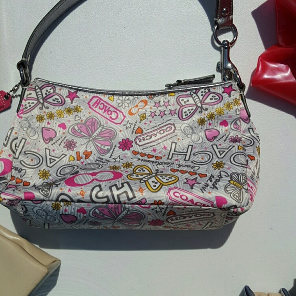 Coach vinyl bag, like new