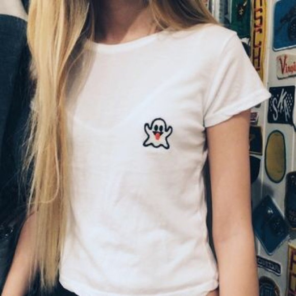 ISO SAMMY GHOST TEE BRANDY MELVILLE 👻👻 - Picture 1 of 1