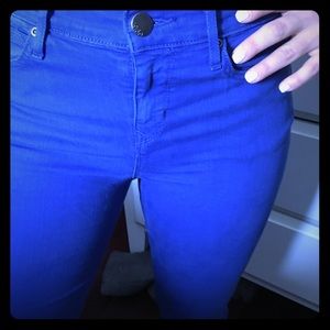 Gap royal blue skinny legging jeans