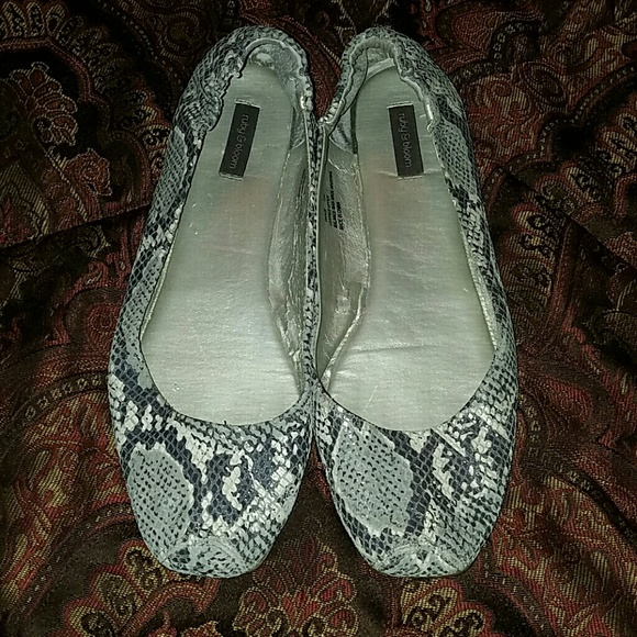 Snake-type-print Flats (12M)