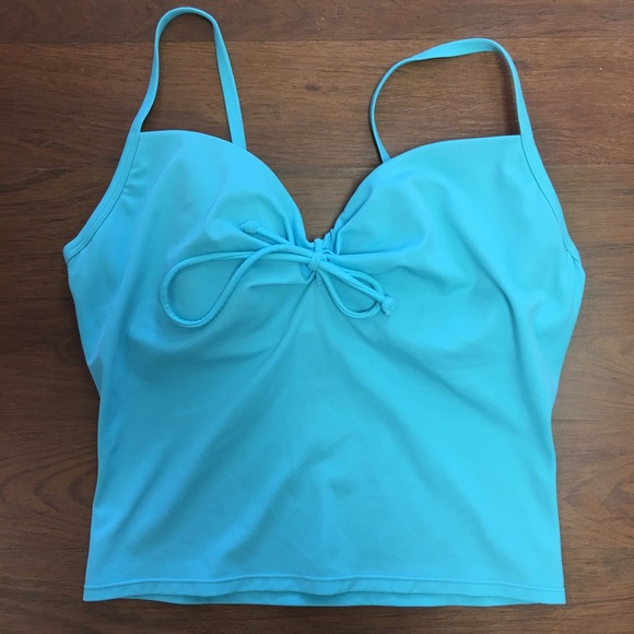 Victoria's Secret Teal Blue Tankinki Swim Top