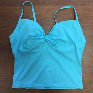 Victoria's Secret Teal Blue Tankinki Swim Top